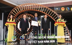 Nestlé Việt Nam được vinh danh Top 03 doanh nghiệp bền vững năm 2020 
