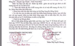 Trạm Y tế xã đề nghị cách ly 4 người từ Vĩnh Phúc vào Quảng Nam làm việc