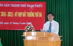 Hội đồng nhân dân TP Phan Thiết họp bất thường bầu Chủ tịch, Phó Chủ tịch UBND thành phố