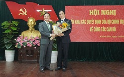 Cao Bằng, Khánh Hòa có Phó Chủ tịch, Phó Bí thư mới