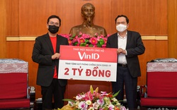 Người dùng VinID ủng hộ 2 tỷ đồng cho Quỹ phòng chống dịch Covid-19