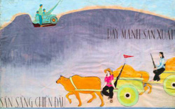 Bảo tàng Mỹ thuật Việt Nam giới thiệu chùm tranh cổ động sáng tác trong giai đoạn 1967-1978