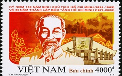 Phát hành đặc biệt bộ tem Kỷ niệm 130 năm sinh Chủ tịch Hồ Chí Minh