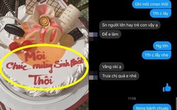 Đặt bánh sinh nhật nhưng mắc lỗi cơ bản, khách hàng 