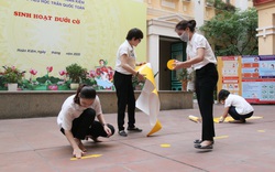 Các trường Tiểu học, Mầm non quận Hoàn Kiếm gấp rút chuẩn bi đón học sinh trở lại sau thời gian dài nghỉ dịch