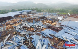 Hiện trường vụ lốc xoáy kinh hoàng khiến  hơn 20 người thương vong ở Vĩnh Phúc