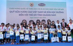 
Vinamilk mang niềm vui uống sữa đến với trẻ em Quảng Nam 