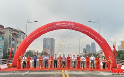 Khánh thành dự án cầu vượt tại nút giao đường Hoàng Quốc Việt - Nguyễn Văn Huyên