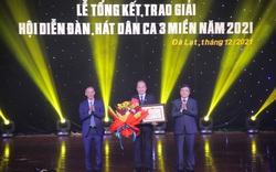 Hơn 90 huy chương được trao tại Hội diễn đàn, hát dân ca 3 miền năm 2021