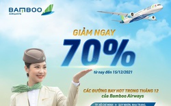 Tri ân cuối năm, Bamboo Airways giảm ngay 70% giá vé các đường bay ‘hot’