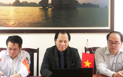 Phó Cục trưởng Cục Hợp tác quốc tế Trần Nhất Hoàng làm việc trực tuyến với Chủ tịch Phòng Thương mại Chile - Việt Nam về hợp tác du lịch và thể thao