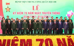 Tổng Bí thư Nguyễn Phú Trọng dự Lễ kỷ niệm 70 năm ngày Truyền thống Bệnh viện Trung ương Quân đội 108