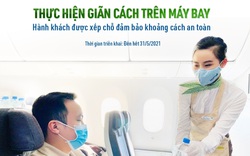 Bamboo Airways thực hiện giãn cách trên máy bay, đảm bảo an toàn tuyệt đối cho hành khách
