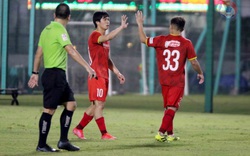 Văn Hậu trở lại trong trận đấu tập, tuyển Việt Nam toàn thắng trước đàn em