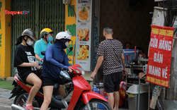 Hà Nội: Các cửa hàng ăn uống chấp hành việc chỉ bán mang về để phòng dịch Covid-19