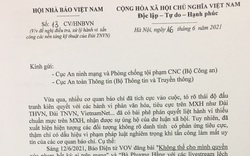 Hội Nhà báo Việt Nam đề nghị điều tra, xử lý nghiêm hành vi tấn công mạng vào Báo Điện tử VOV