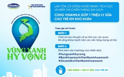 Một triệu ly sữa Vinamilk cho trẻ em khó khăn qua “Cùng góp điểm xanh, cho Việt Nam khỏe mạnh”