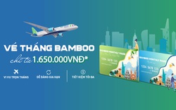 Bamboo Airways tung sản phẩm vé tháng tiện ích, bay thỏa thích với giá chỉ từ 1.650.000 vnd