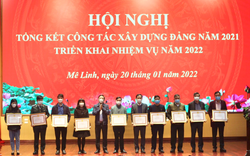 Huyện ủy Mê Linh tổng kết công tác xây dựng Đảng năm 2021, triển khai nhiệm vụ trọng tâm năm 2022