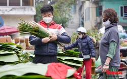 Chợ lá dong lâu đời ở Hà Nội ảm đạm những ngày cuối năm