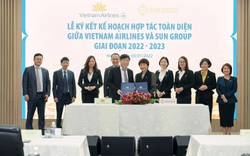 Tập đoàn Sun Group và Vietnam Airlines mở rộng hợp tác chiến lược giai đoạn 2022-2023