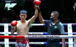 Hai võ sĩ trẻ Huỳnh Hải Đăng và Phạm Bình Minh giành chiến thắng ấn tượng khi tranh tài ở Thái Lan