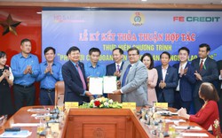 FE CREDIT ký kết thỏa thuận hợp tác cùng Tổng Liên đoàn Lao động Việt Nam triển khai gói vay ưu đãi 10.000 tỷ đồng dành cho công nhân.