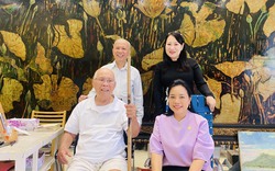Tổng Lãnh sự quán Vương quốc Thái Lan thăm và làm việc với Khu triển lãm tranh của họa sĩ Bùi Văn Ngọ