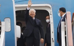 Tổng Bí thư Nguyễn Phú Trọng đến sân bay quốc tế Bắc Kinh, bắt đầu chuyến thăm chính thức Trung Quốc