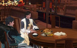 Người chơi Thiên Long Bát Bộ 2 VNG ghé Tửu Lầu thưởng thức món ăn với nhiều phong cách khác nhau