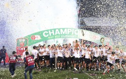 Hà Nội FC đăng quang ngôi vô địch V-League 2022 sớm 1 vòng đấu
