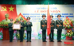 Thư viện Quân đội đón nhận Huân chương Bảo vệ Tổ quốc hạng Ba