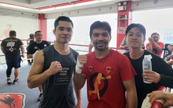 Nhà vô địch Đinh Hồng Quân tập chung cùng Manny Pacquiao tại Philippines