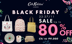 Bạn yêu hoa lá, phong cách cổ điển - đừng bỏ lỡ siêu Sale Black Friday của Cath Kidston!