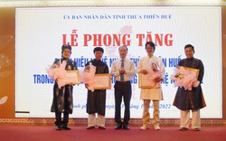 Thừa Thiên Huế: Thêm 4 người được phong tặng danh hiệu Nghệ nhân trong lĩnh vực nghề thủ công mỹ nghệ