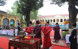 Độc đáo Lễ ban quạt thời Lê tại Hoàng thành Thăng Long