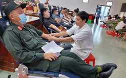 Hơn 600 cán bộ, chiến sĩ tham gia hiến máu tình nguyện