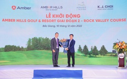 Amber Hills Golf & Resort tổ chức lễ khởi động dự án giai đoạn 2 (Rock Valley) với sự góp mặt của huyền thoại golf châu Á K.J.Choi