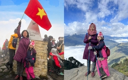 Bé gái 7 tuổi chinh phục núi Lảo Thẩn, chia sẻ hình ảnh săn mây tuyệt đẹp tại 