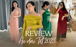 Review tận tay 9 mẫu áo dài đẹp mê ly cho Tết 2023