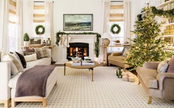 Trang trí phòng khách đón Noel với chi phí chưa đến 2 triệu đồng