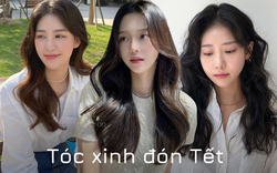 Có 4 kiểu tóc xoăn diện Tết giúp mặt thon gọn chẳng cần đến dao kéo 