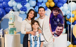Con trai 10 tuổi rất hiểu chuyện của Messi: Lặng lẽ bóp vai cho bố sau trận chung kết World Cup
