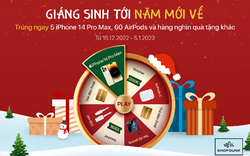 Chơi lớn mùa Giáng sinh, ShopDunk tặng iPhone 14 Pro Max và AirPods miễn phí