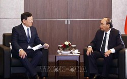 Chủ tịch nước Nguyễn Xuân Phúc tiếp lãnh đạo các tập đoàn lớn của Hàn Quốc