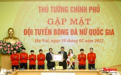 Thủ tướng Phạm Minh Chính gặp gỡ, chúc mừng và khen thưởng Đội tuyển bóng đá nữ Việt Nam