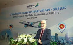 Bamboo Airways khai trương đường bay thẳng thương mại thường lệ Việt Nam – Đức, đẩy mạnh kế hoạch mở rộng mạng bay tới châu Âu