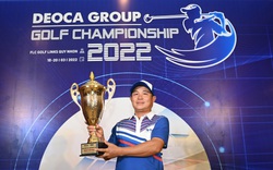 Golfer Mai Đức Thủy vô địch giải DeoCa Group Golf Championship 2022 