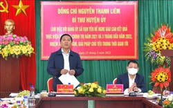 Bí thư Huyện ủy Mê Linh thăm, làm việc tại xã Vạn Yên