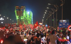 Đà Nẵng: Rợp cờ đỏ sao vàng mừng chiến thắng của U23 Việt Nam